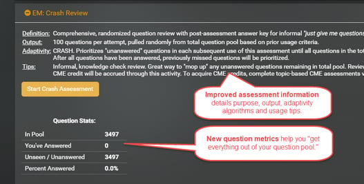 crash-exam-options-description-metrics