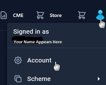 Accessing Your Med-Challenger Account Profile